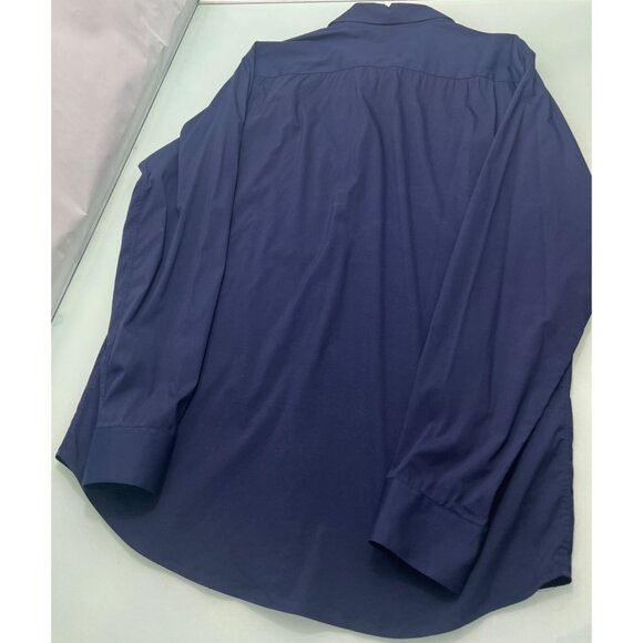 Theory Performance Dress Shirt Mens 16.5 32-33 Large L Nylon Stretch Button Up - Picture 3 of 5